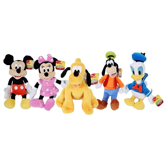Disney Other - Disney stuffed animals Mickey Mouse Donald Duck Pooh bear Daffy Duck mint